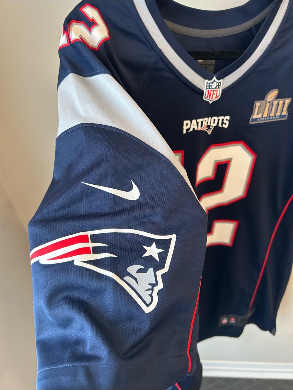 NFL Patriots Tom Brady #12 Super Bowl LIII Nike On Field Jersey XL - Picture 6 of 13